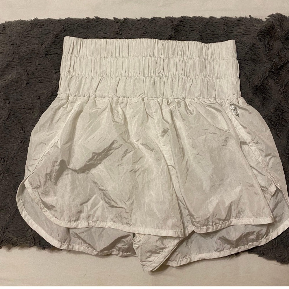 Free People White Athletic Shorts